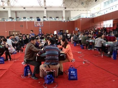 圖二 雀友杯麻將大師賽貴陽分賽區預賽現場