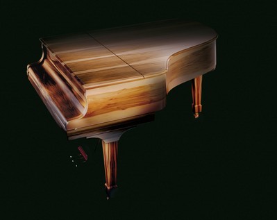 加裝自動演奏系統的孔雀石鋼琴  型號：A-188
